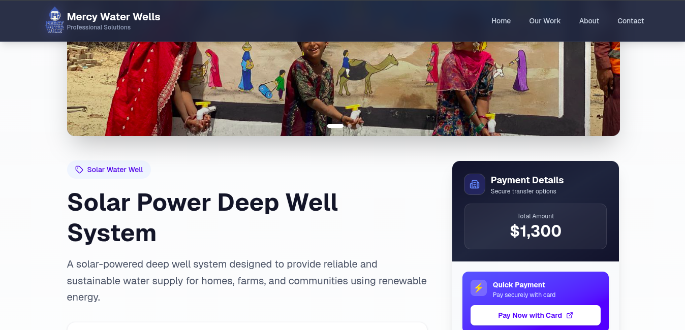 End-to-End Service Platform for Water Well Solutions — screenshot 5