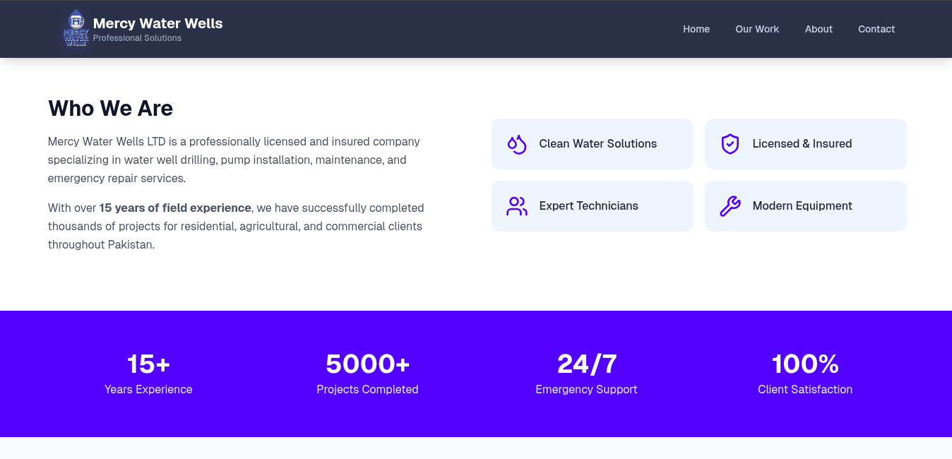 End-to-End Service Platform for Water Well Solutions — screenshot 7